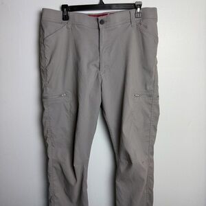 Men's Wrangler Stretch Cargo Light Gray Pants 36x30